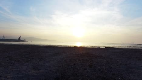 Ankaran-Slowenischer-Strand-Bodenschwenken