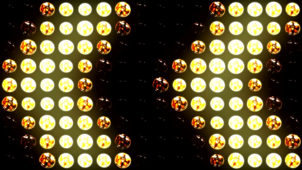 4k Animated flashing lights wall background.