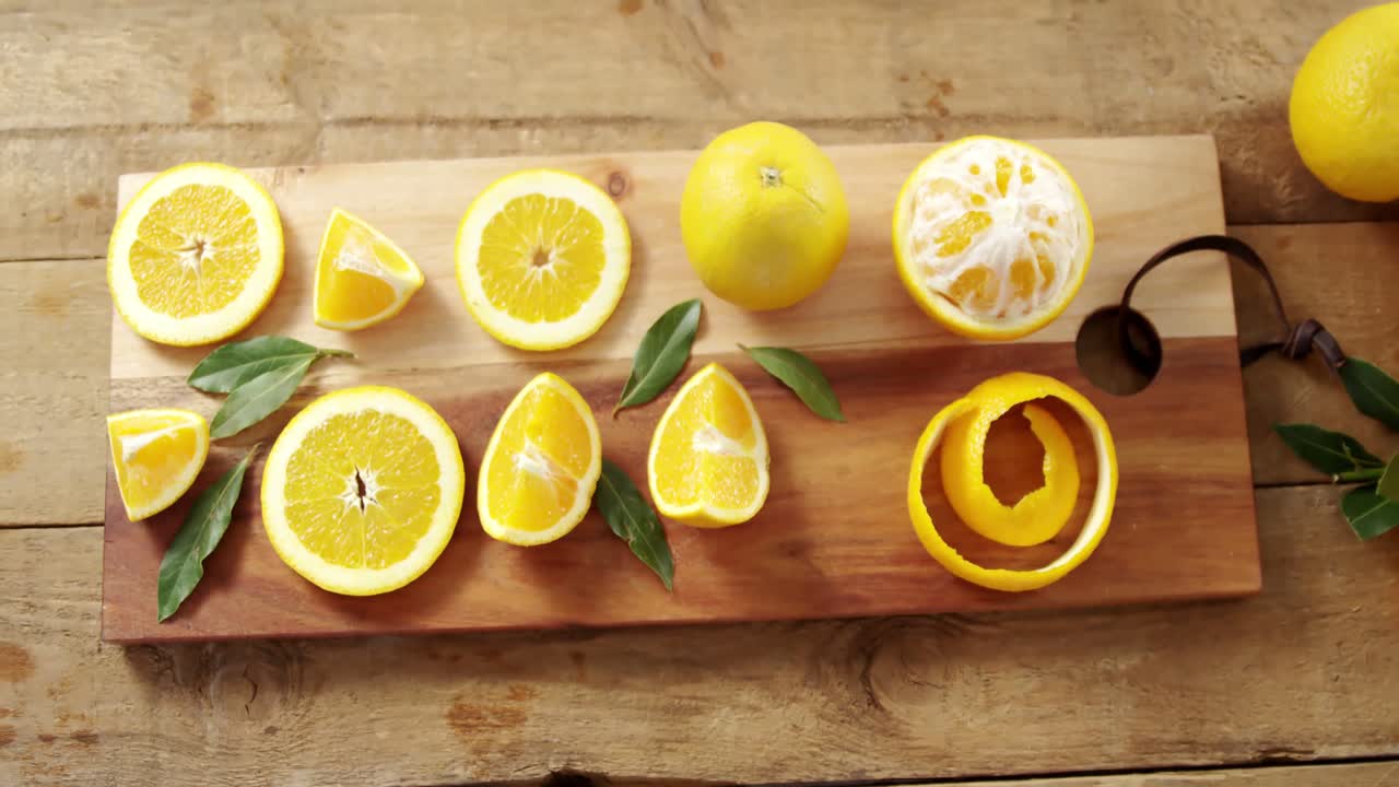 Overhead of sweet limes