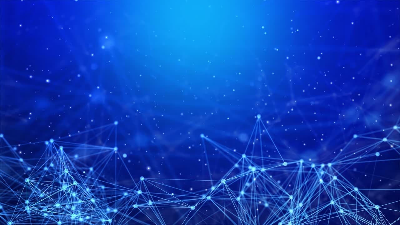 4k bucle plexo abstracto formas geométricas. conexión y concepto de la web.