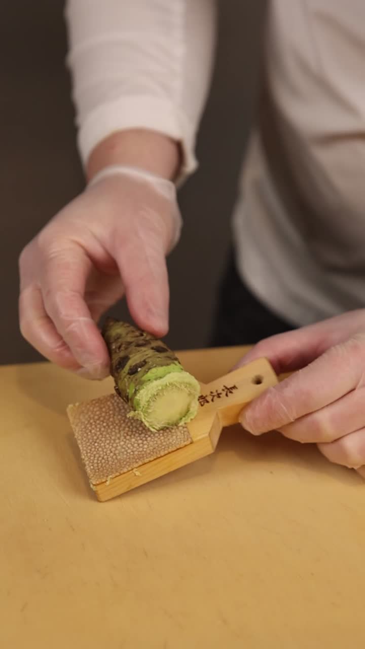 Preparazione di wasabi fresco