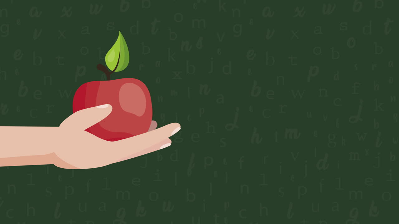 손으로 사과를 들어 올리는 신선한 과일