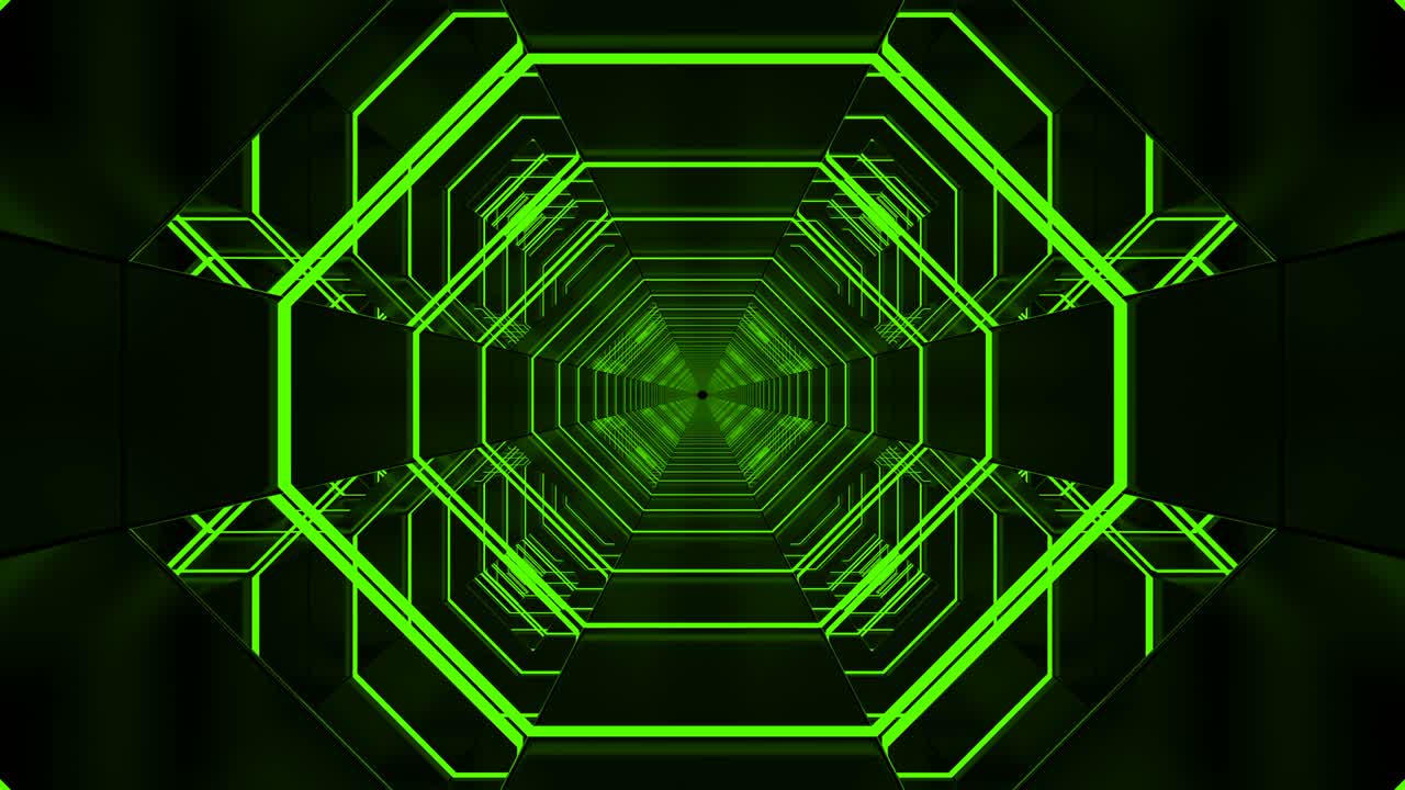 pasillo de fondo abstracto con bucle tecnológico