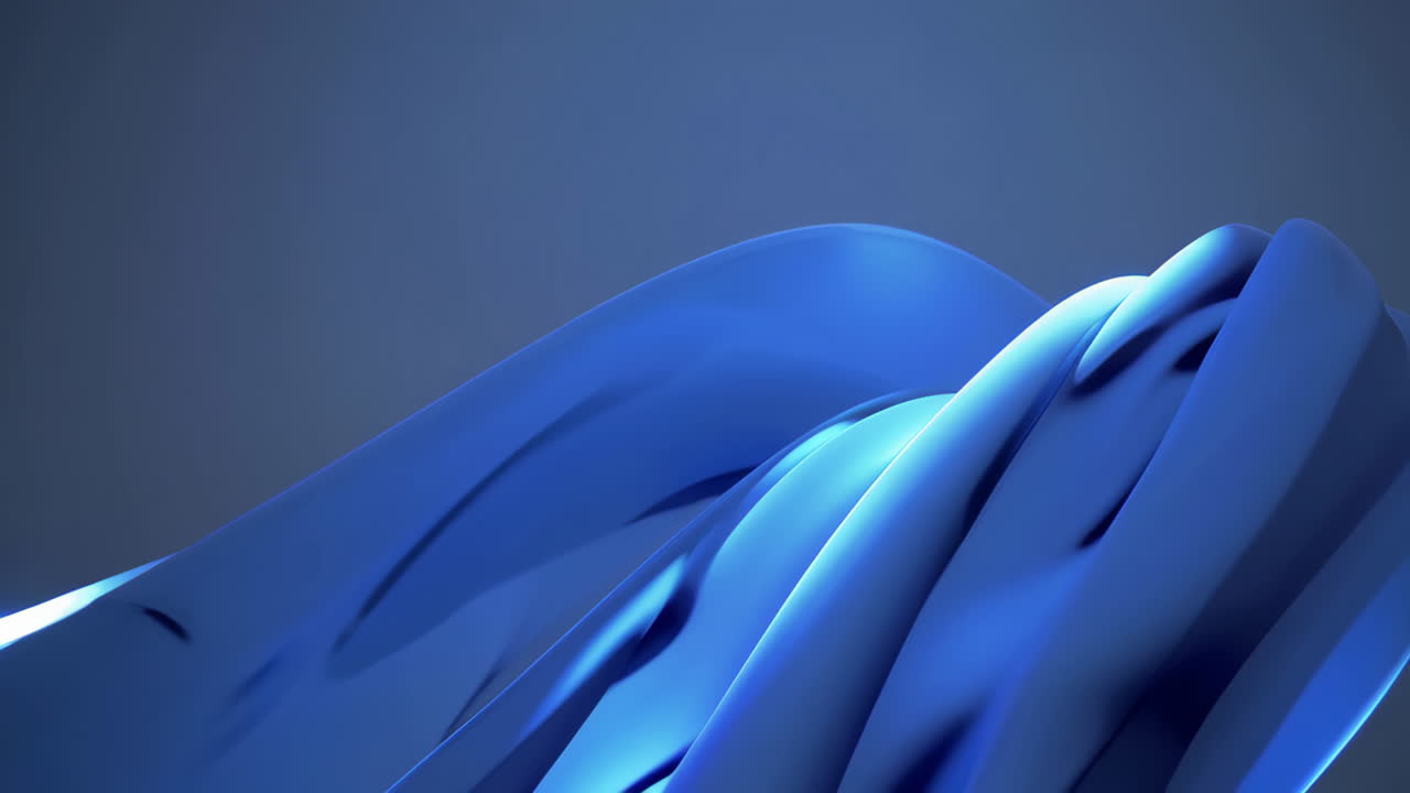 추상적인 파란 액체 디자인