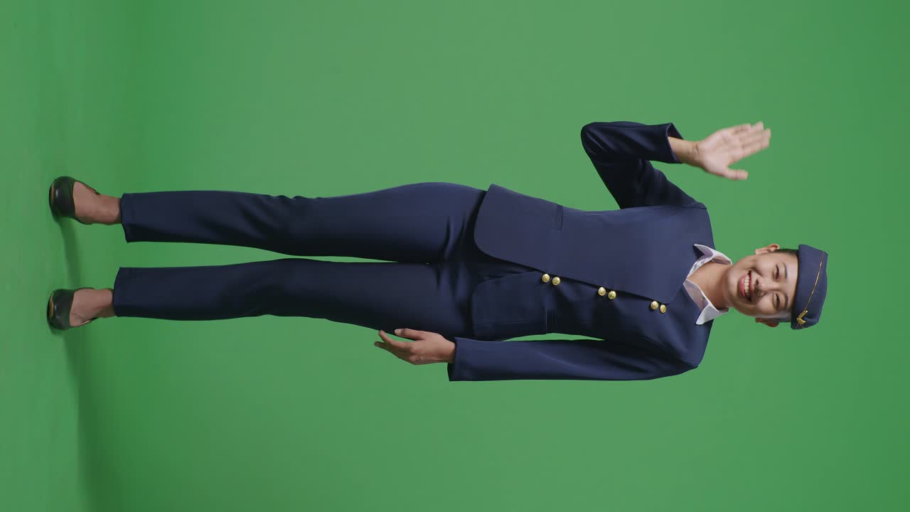 에어 호스테이스 인사