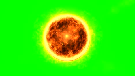 close-up of sun