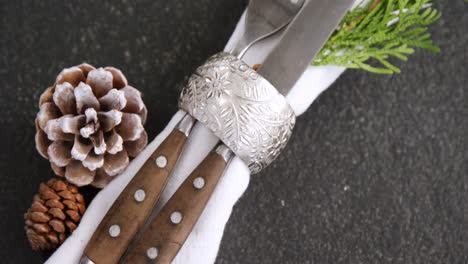 various cutlery on wooden table 4k