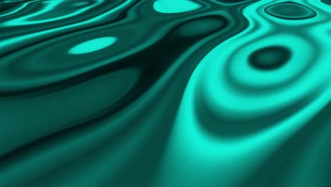 fondo ondulado líquido de color cian abstracto 3d. fondo de movimiento ondulado líquido.