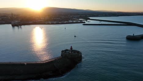 Puerto-De-Fort-Laoghaire,-Dublín,-Irlanda