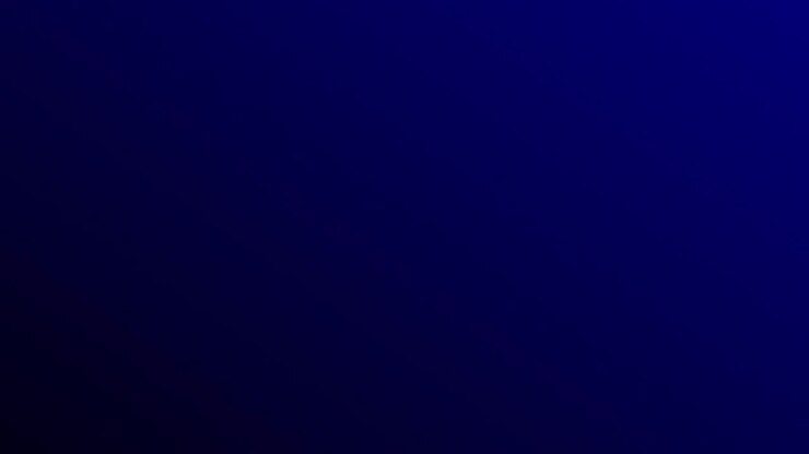 Uno sfondo animato di tendenza con linee curve luminose o strisce su blu scuro.