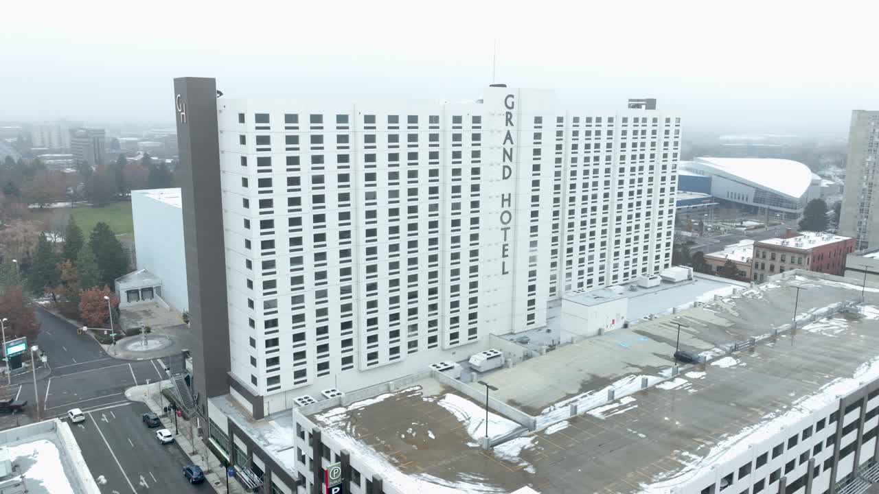 antena del gran hotel davenport en spokane, washington