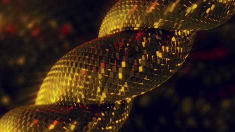 fondo abstracto en espiral dorado