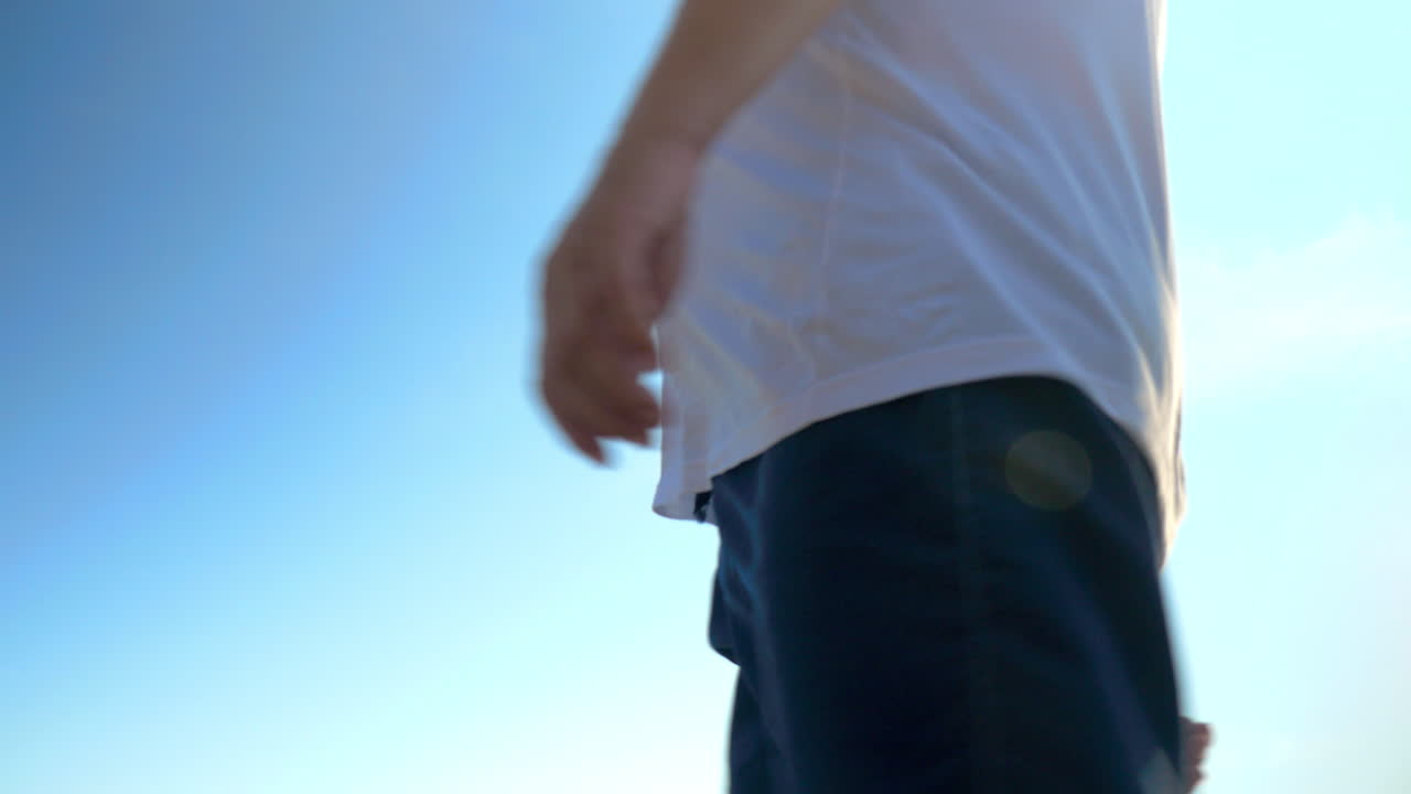 과체중 남자의 배