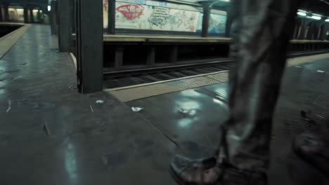 subway platform scene
