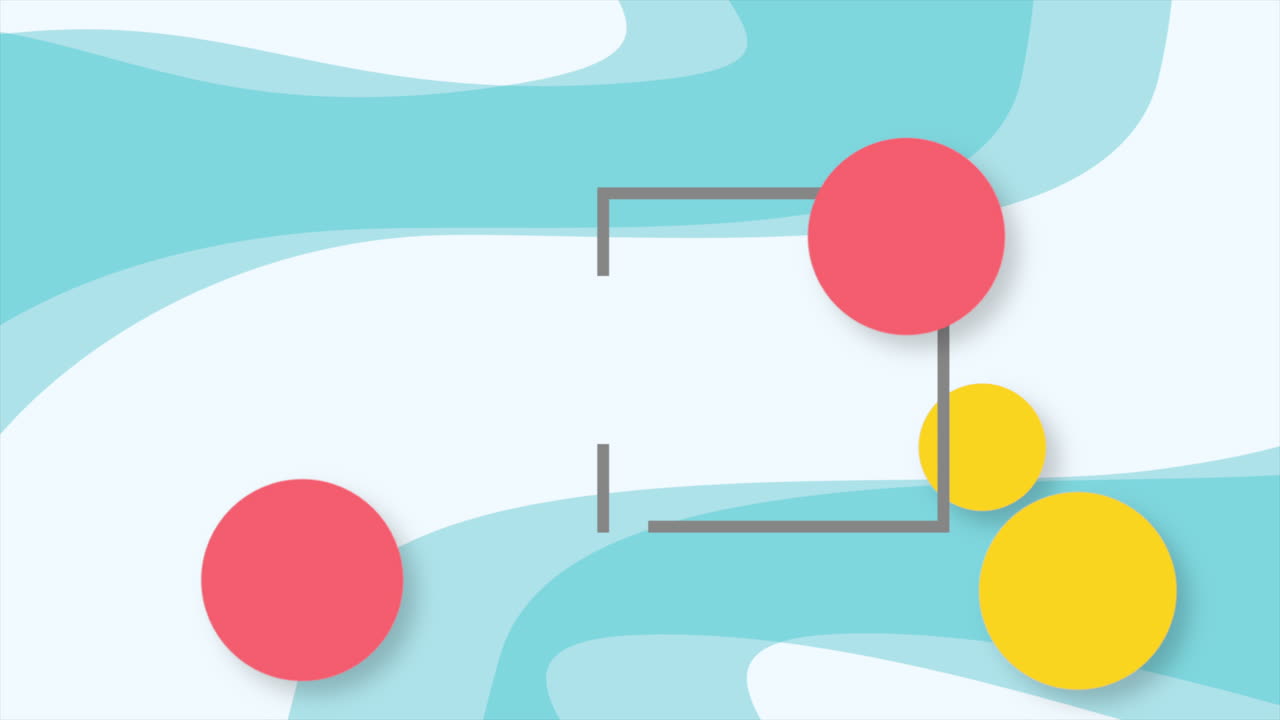 formas geométricas abstractas en movimiento y fondo líquido colorido 36