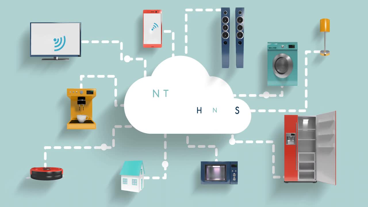Home appliances connecting through cloud computing