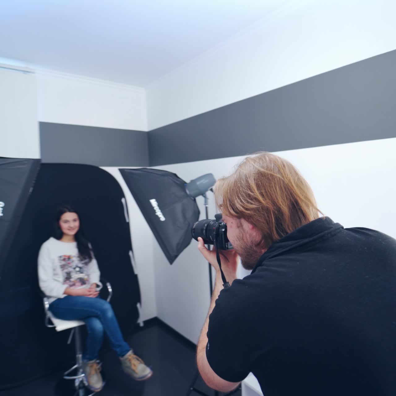 Studio photosession process