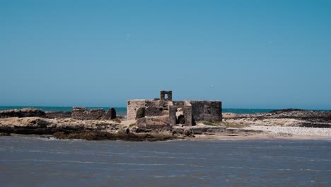 mogador island, iles purpuraires near essaouira in morocco. wide shot