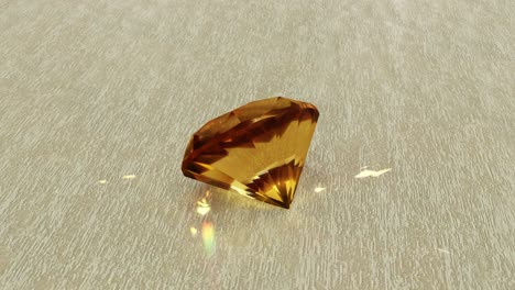 piedra preciosa de color amarillo dorado heliodor berilo de corte oval, con forma suelta