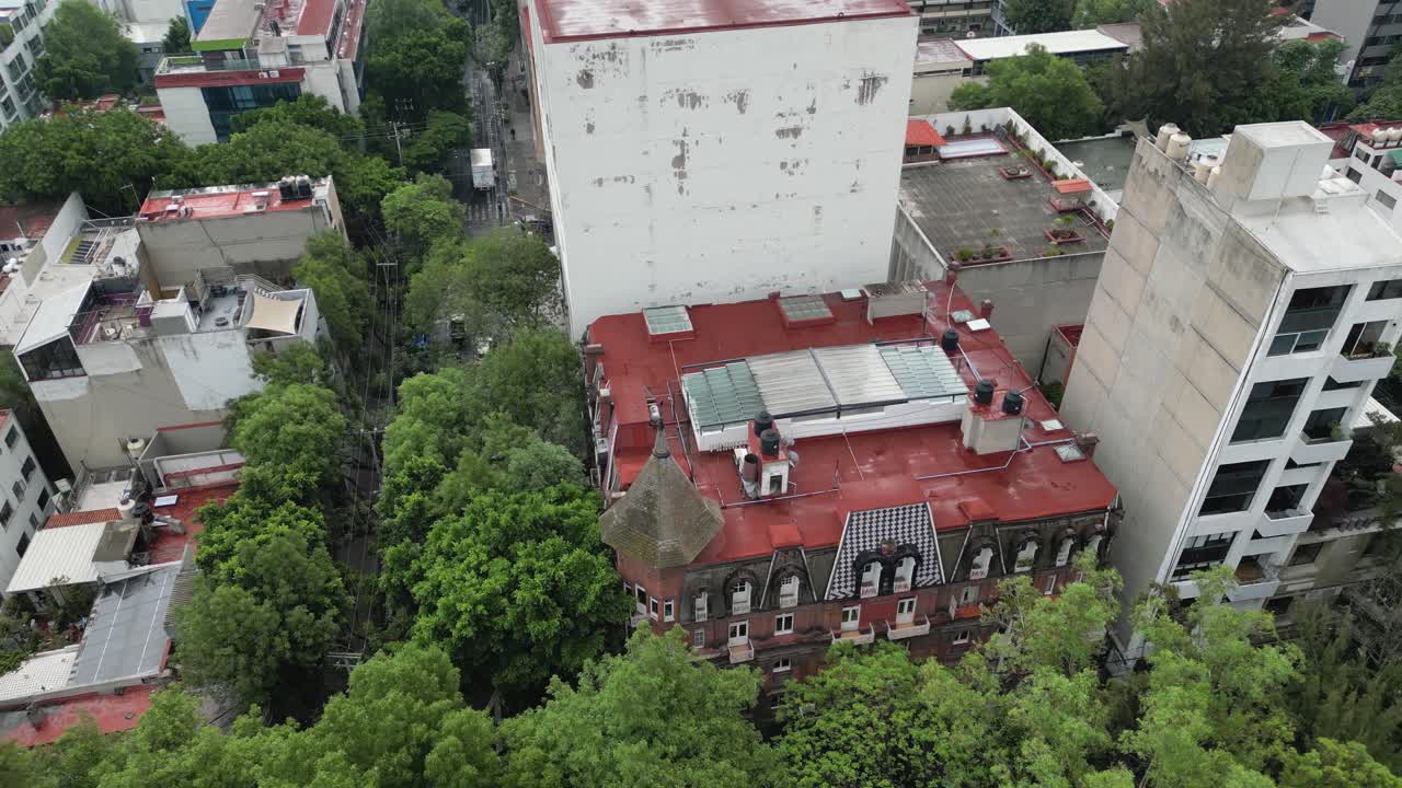 The house of the witches in the Roma colony, Mexico City