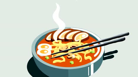 japanese ramen close up