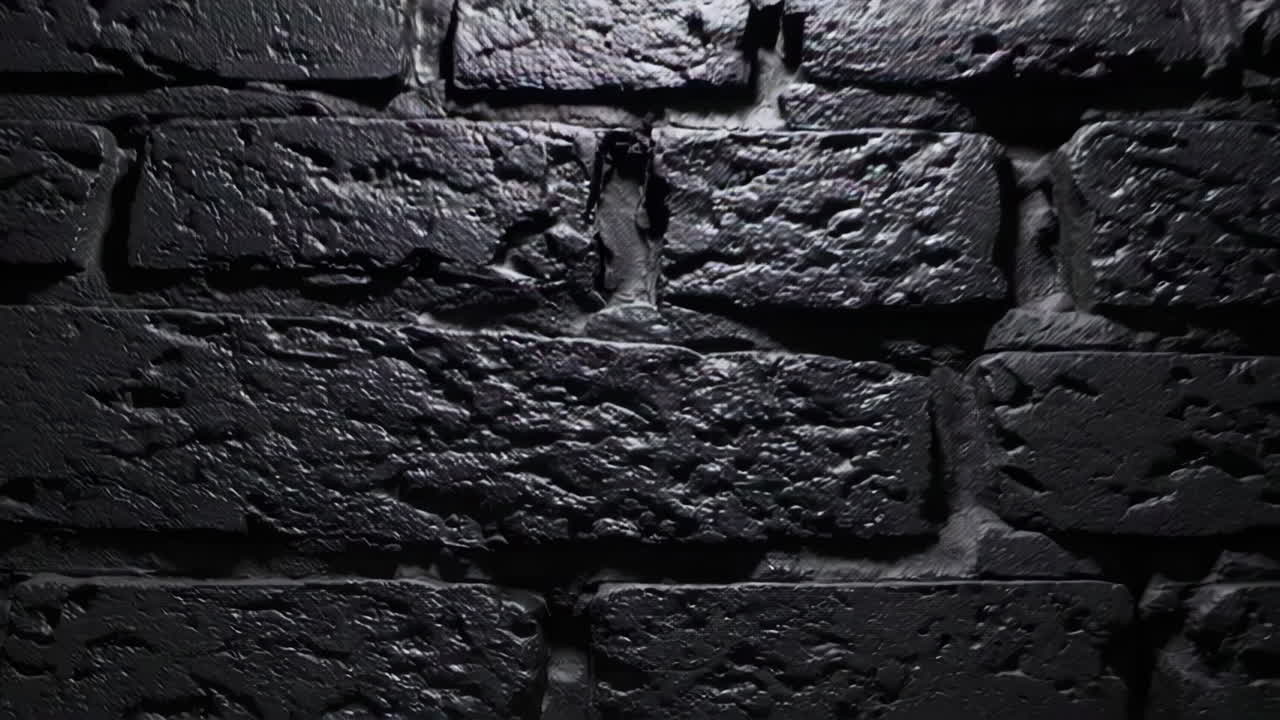검은 벽돌 벽 텍스처