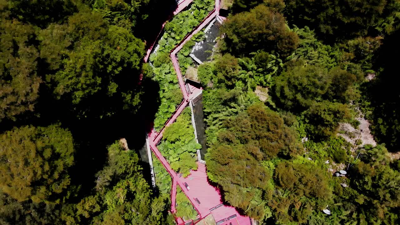 칠레 남부의 termas geometryas