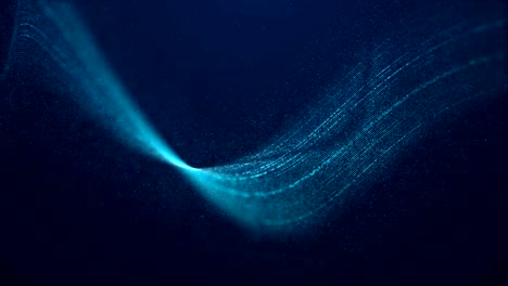 curvas abstractas azules de fondo bucle sin costuras
