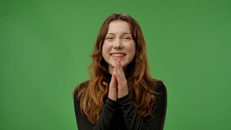 applauding girl