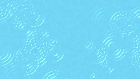 rain ripple animation on light blue background