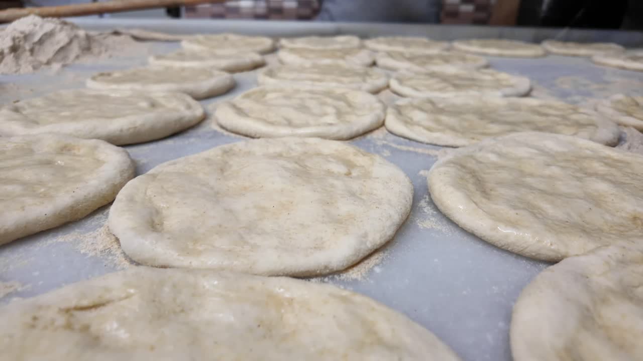 Fresh dough for flatbread