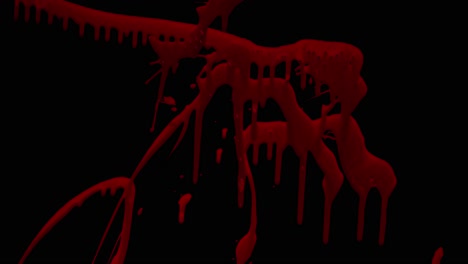 blood spatter with alpha background 16