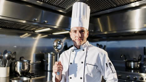 chef in a professional kitchen