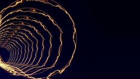 3d circle tunnel animation motion graphics