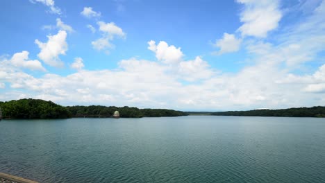 The-main-lake-in-Sayama-Park-in-Tokyo,-Japan,-is-one-of-the-largest-in-that-prefecture