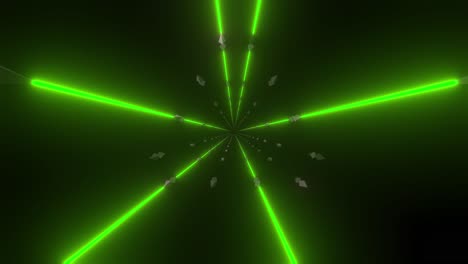 abstract neon tunnel