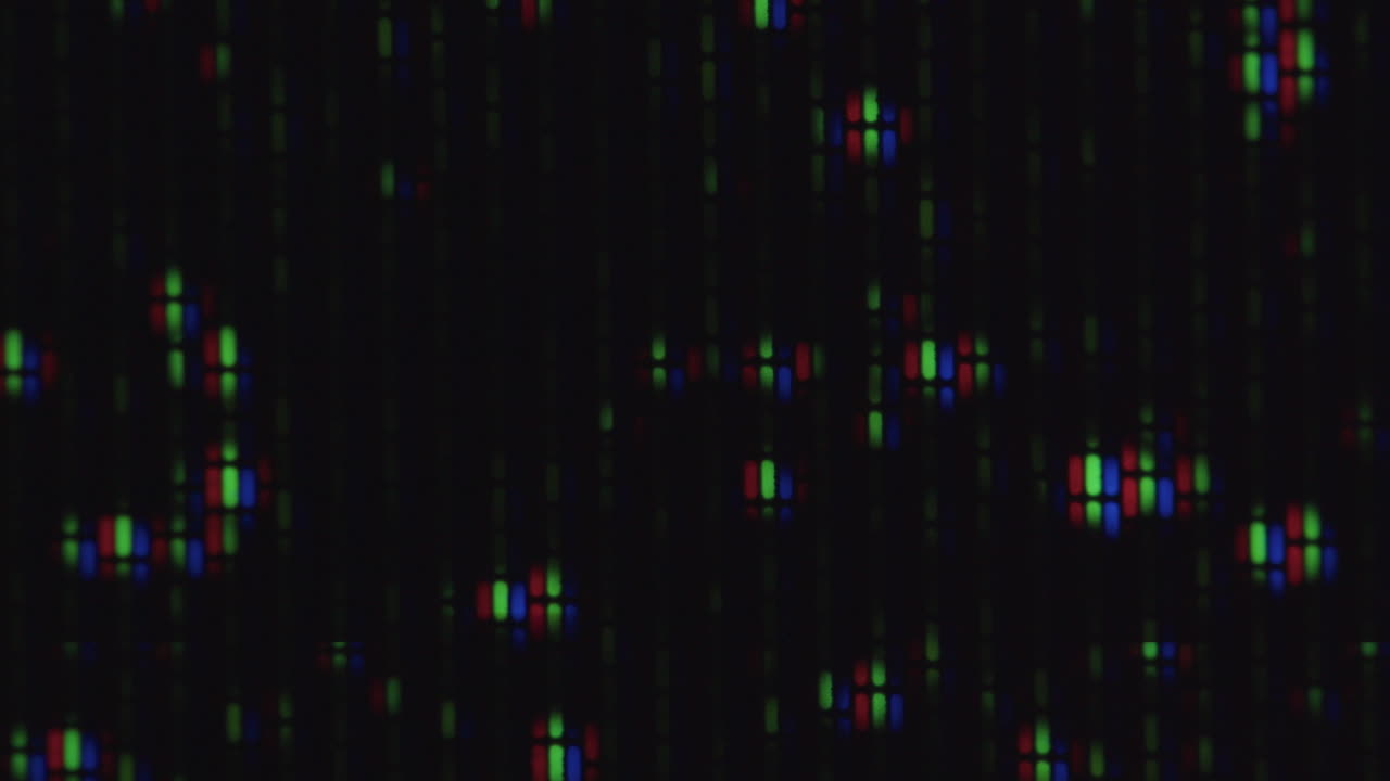 Vintage Television Screen Pixels