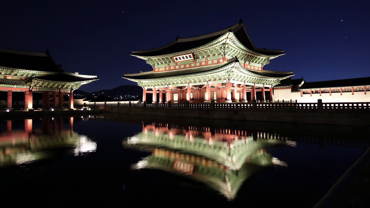 Gyeongbokgung Palace at Night