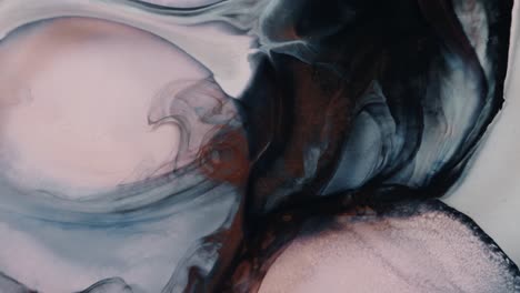 beautiful cosmic multi-colored ink explosion