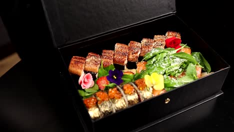 caja de sushi de lujo