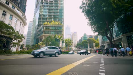 financial district traffic singapore 02