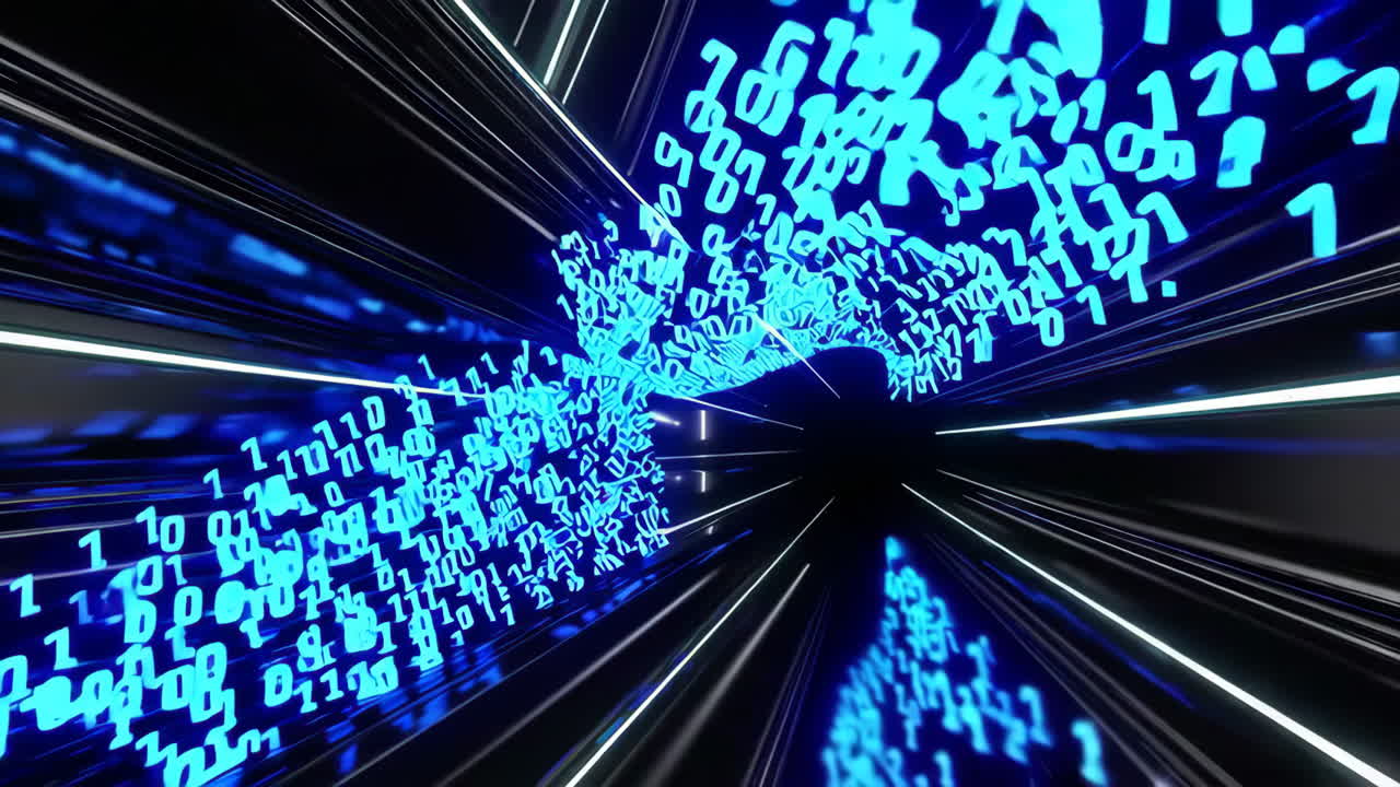 Abstract Data Tunnel Visualization