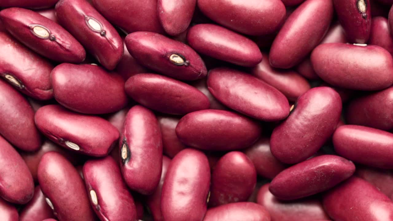 frijol rojo disparado desde arriba