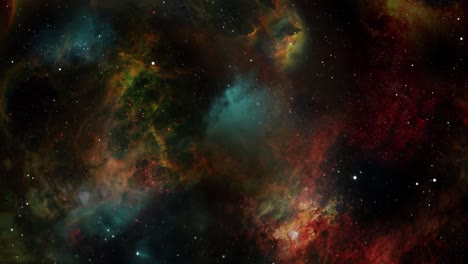 vista de la nebulosa del espacio profundo