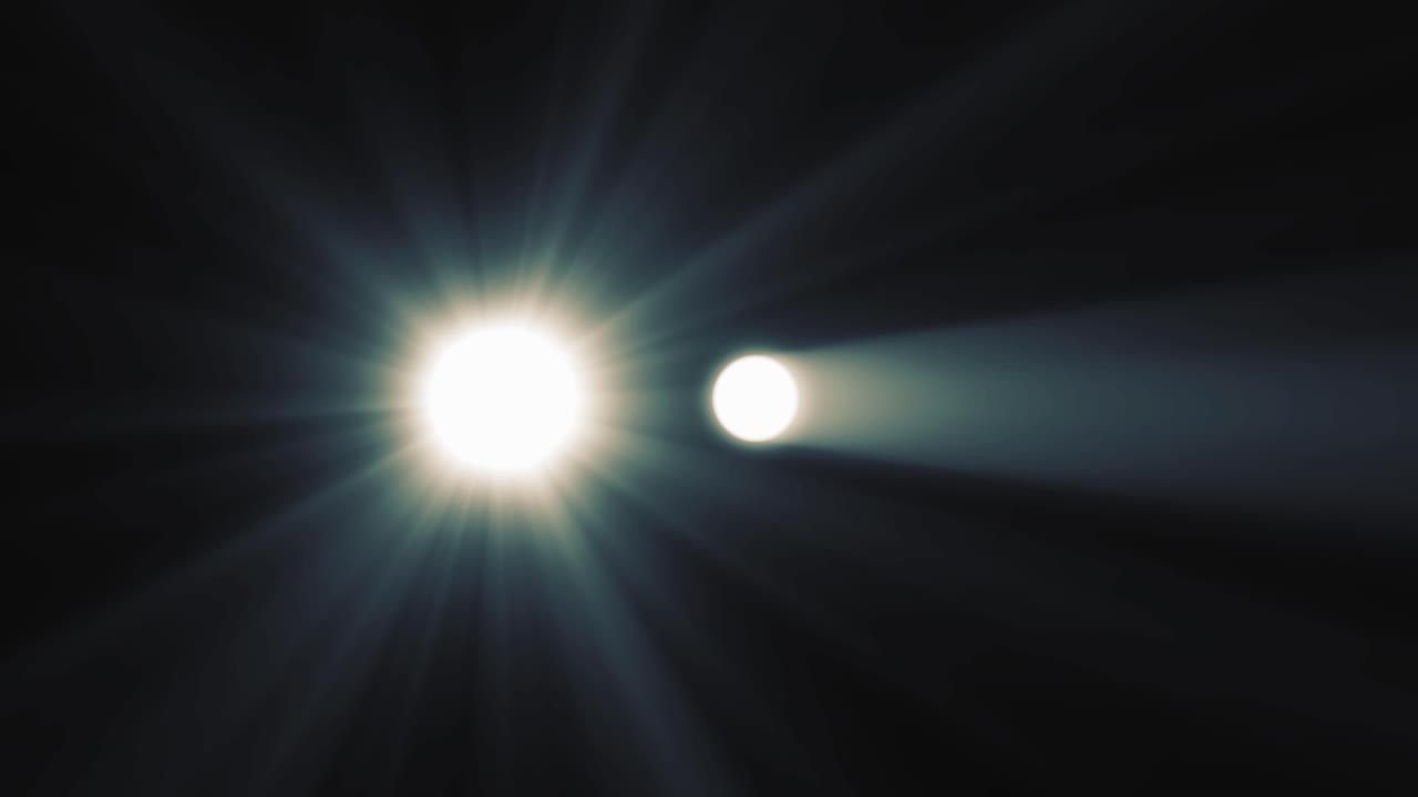 rayos de luz abstractos