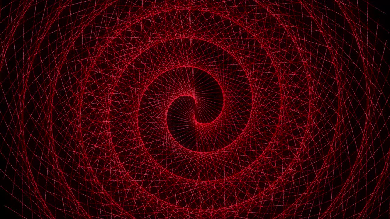 cambio de color del arco iris animación de patrón de forma de punto