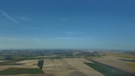 perspectiva de piloto imersiva em tempo real voo chegando ao aeroporto de jerez, espanha