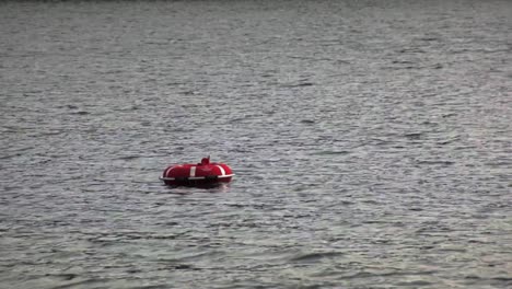 Buoy-floating-in-the-diving-zone