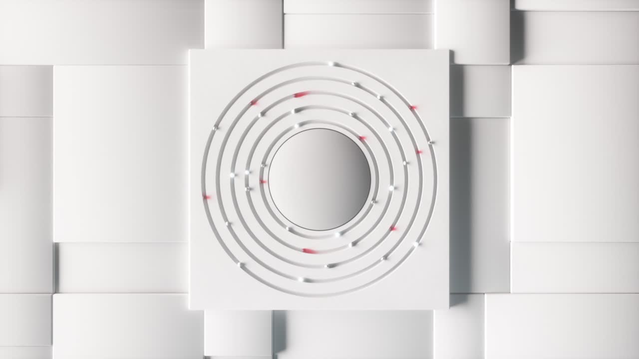 diseño geométrico blanco abstracto