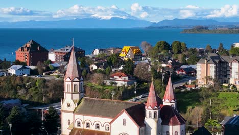 osorno volcano at llanquihue in los lagos chile